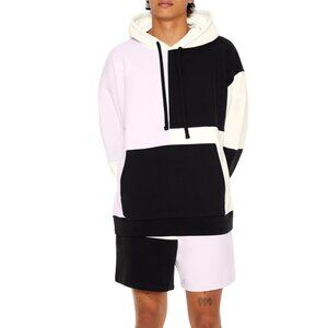 Forever 21 Mens Color Block Hoodie Purple Size L